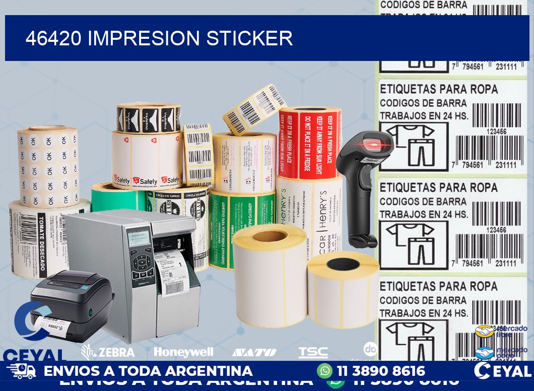 46420 Impresion sticker