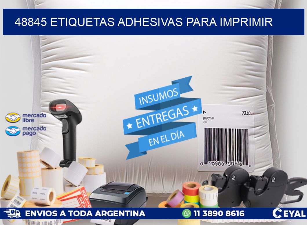 48845 Etiquetas adhesivas para imprimir