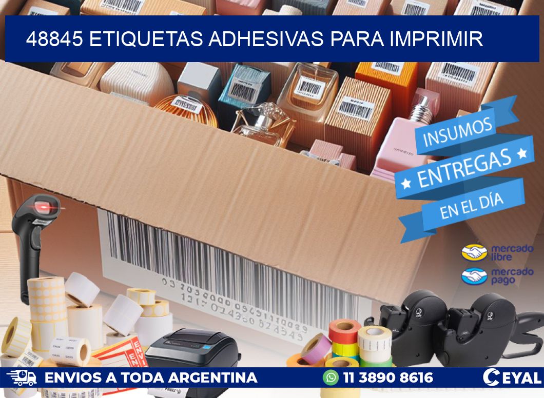 48845 Etiquetas adhesivas para imprimir