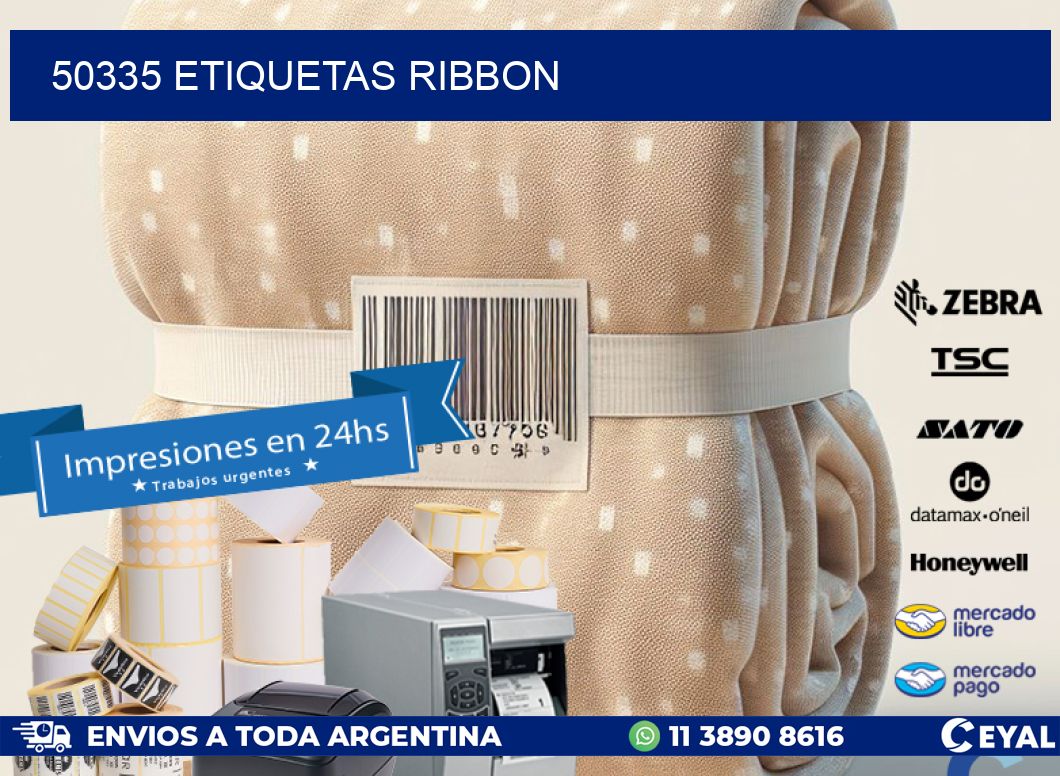 50335 ETIQUETAS RIBBON