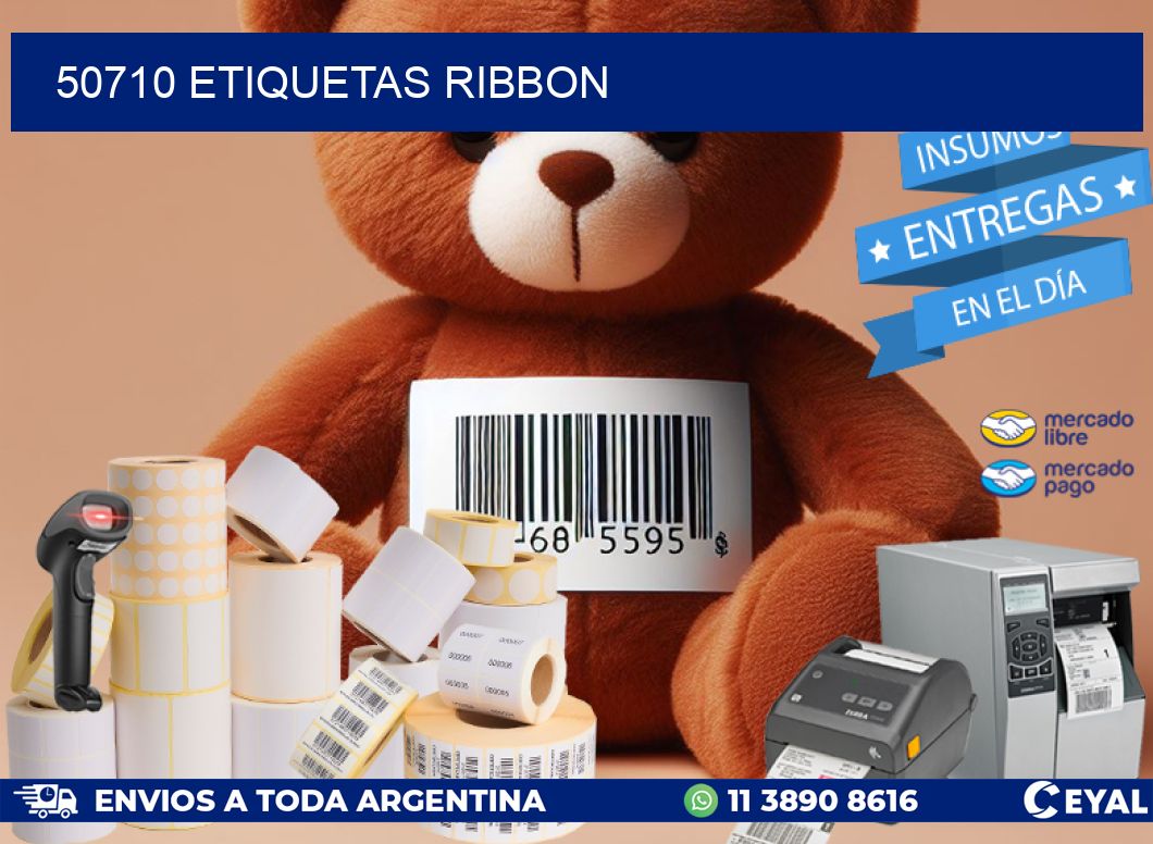 50710 ETIQUETAS RIBBON