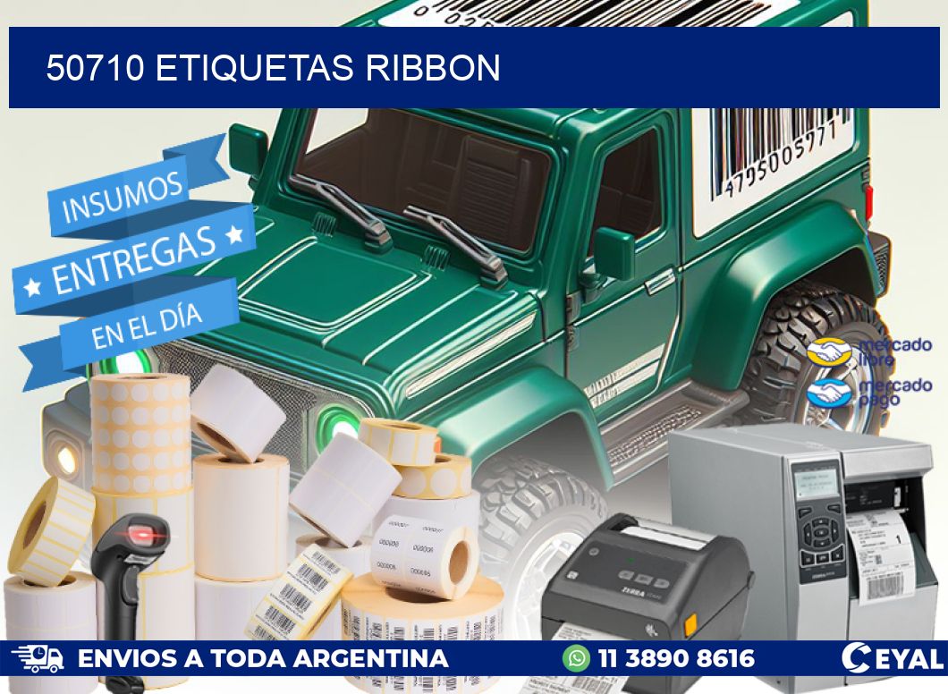 50710 ETIQUETAS RIBBON