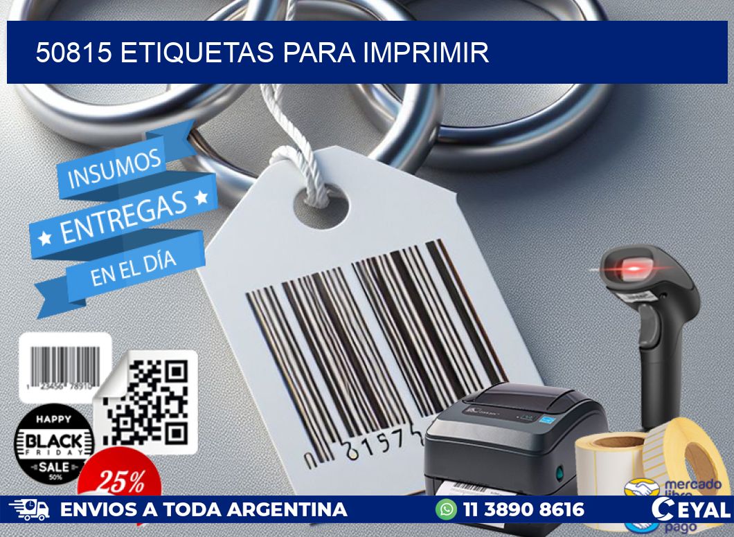 50815 etiquetas para imprimir