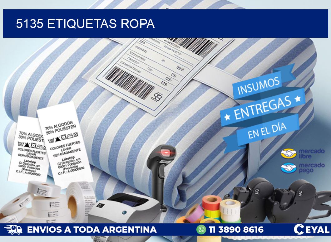 5135 ETIQUETAS ROPA