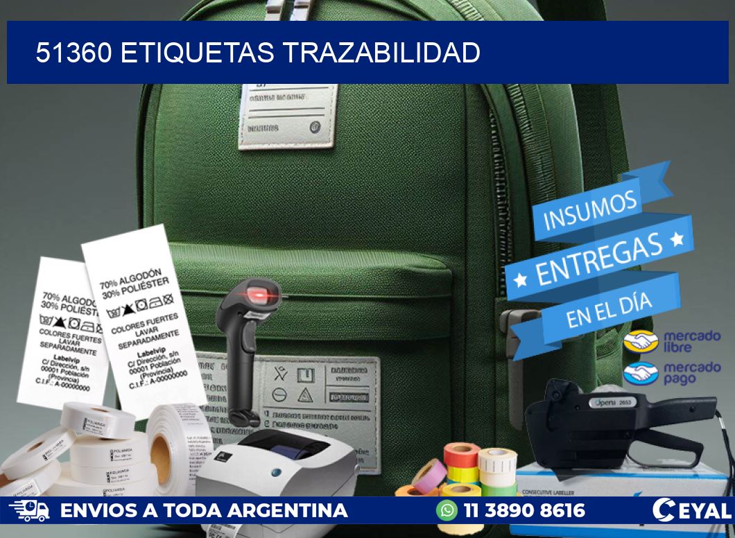 51360 Etiquetas trazabilidad