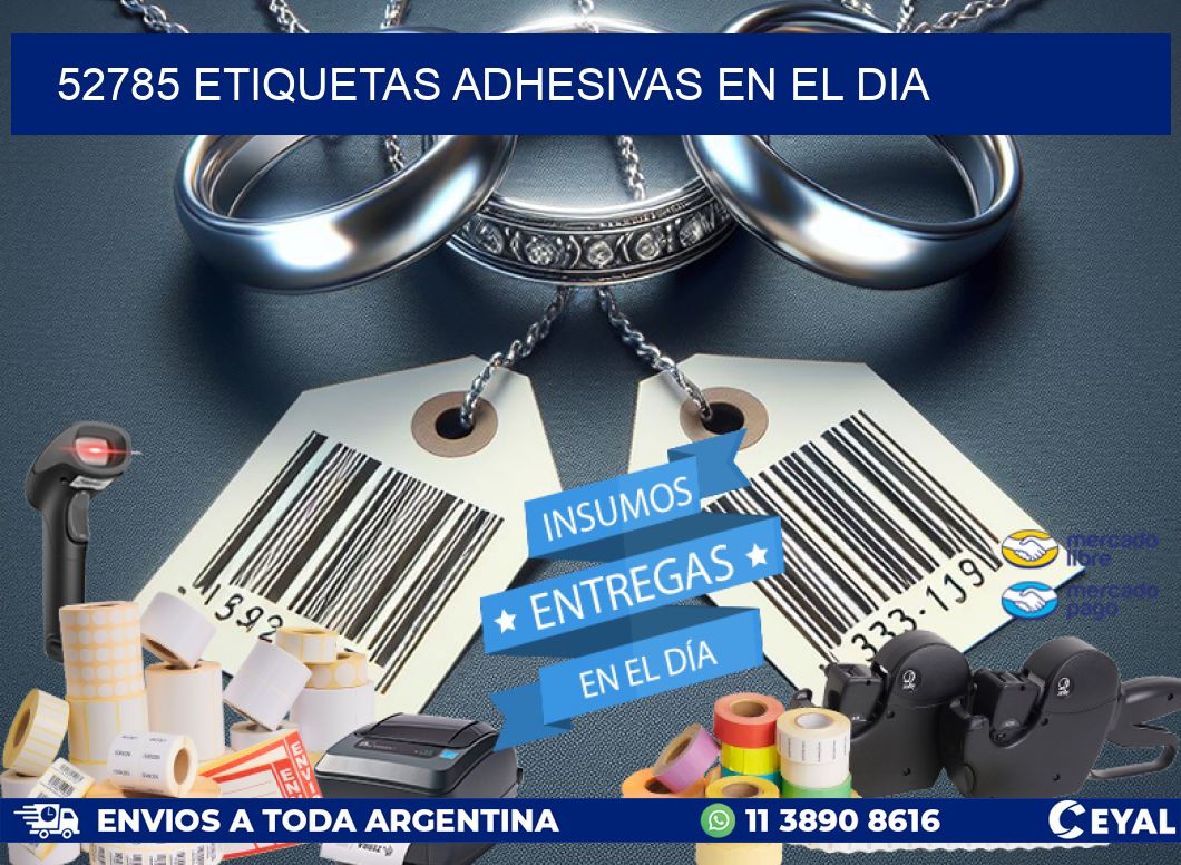 52785 Etiquetas adhesivas en el dia