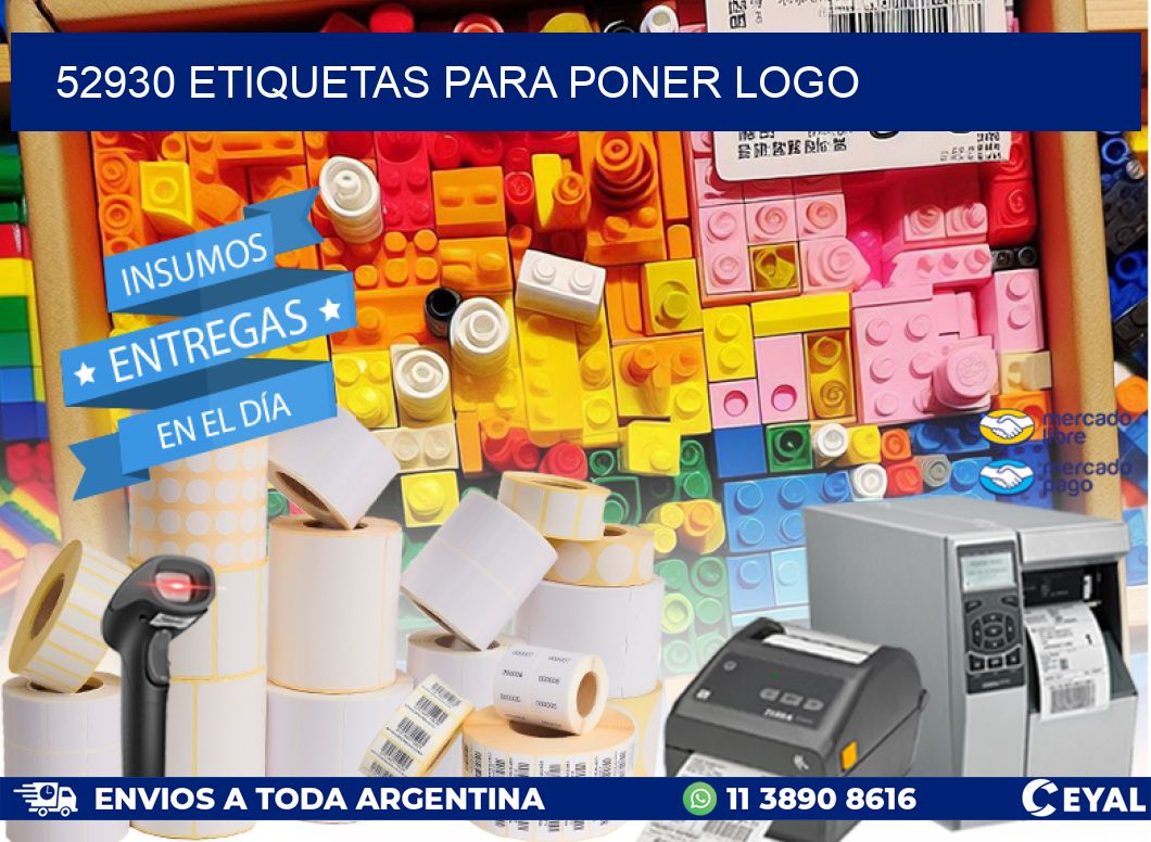 52930 ETIQUETAS PARA PONER LOGO