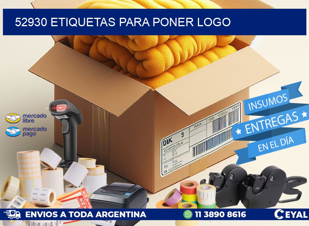 52930 ETIQUETAS PARA PONER LOGO