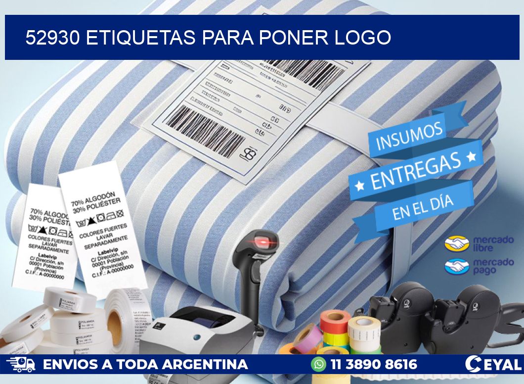 52930 ETIQUETAS PARA PONER LOGO