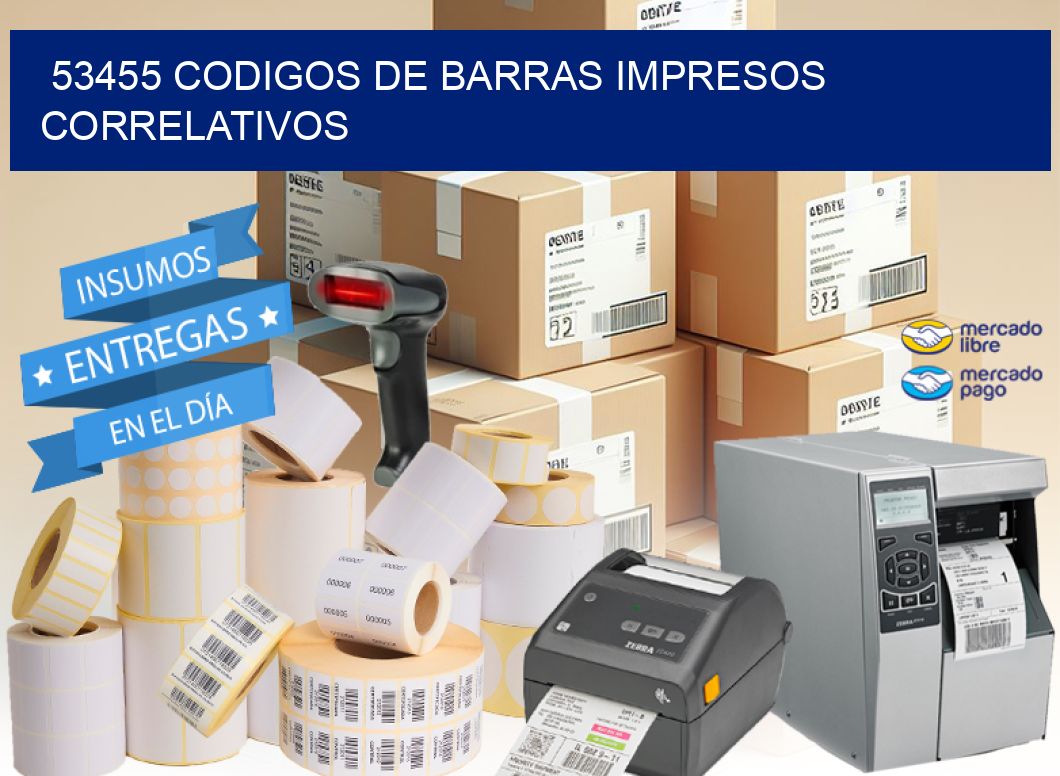 53455 codigos de barras impresos correlativos