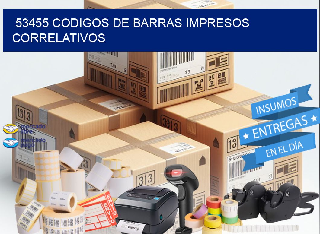 53455 codigos de barras impresos correlativos