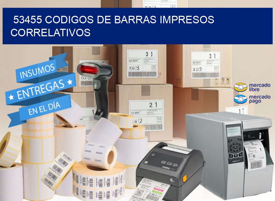 53455 codigos de barras impresos correlativos