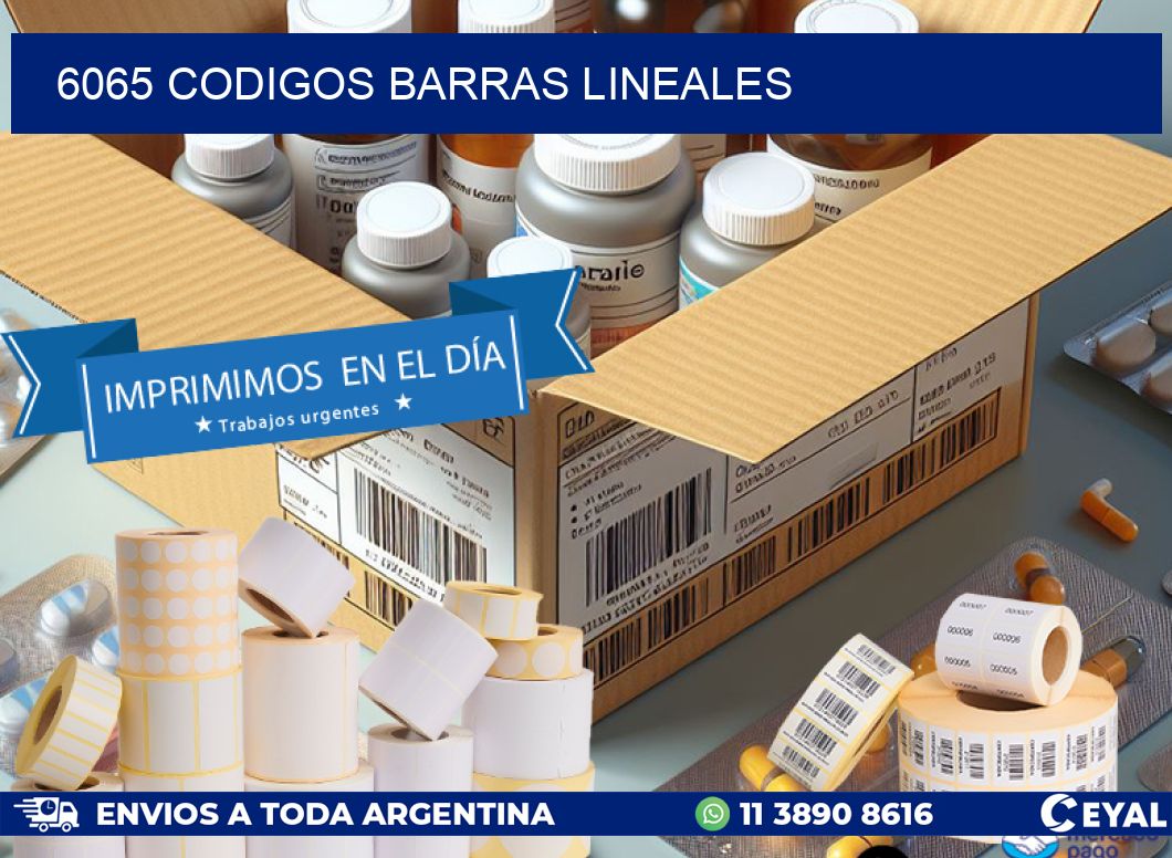 6065 CODIGOS BARRAS LINEALES