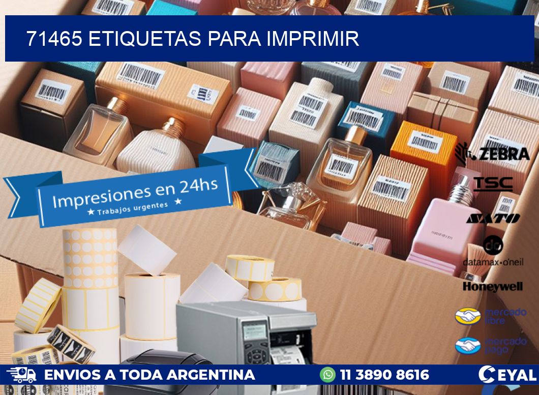 71465 ETIQUETAS PARA IMPRIMIR