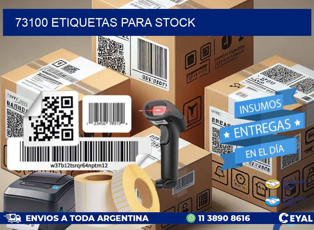 73100 ETIQUETAS PARA STOCK