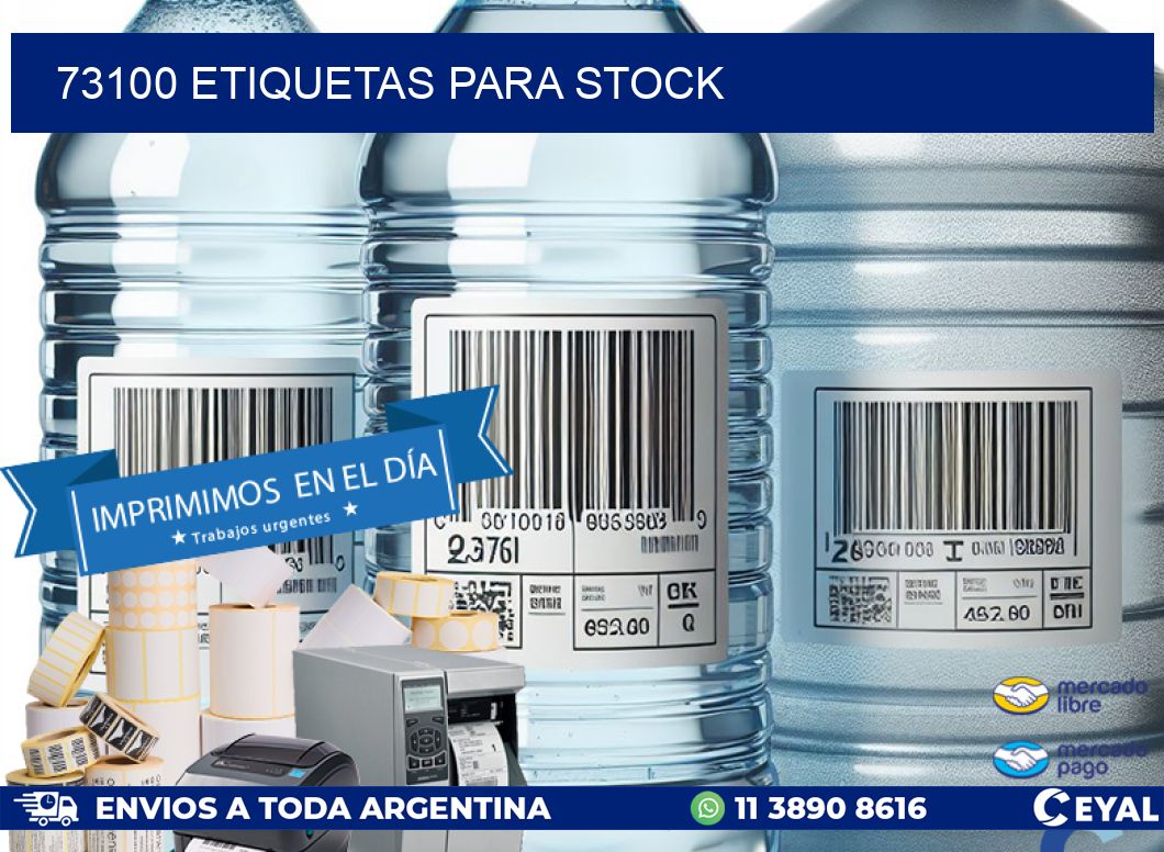 73100 ETIQUETAS PARA STOCK