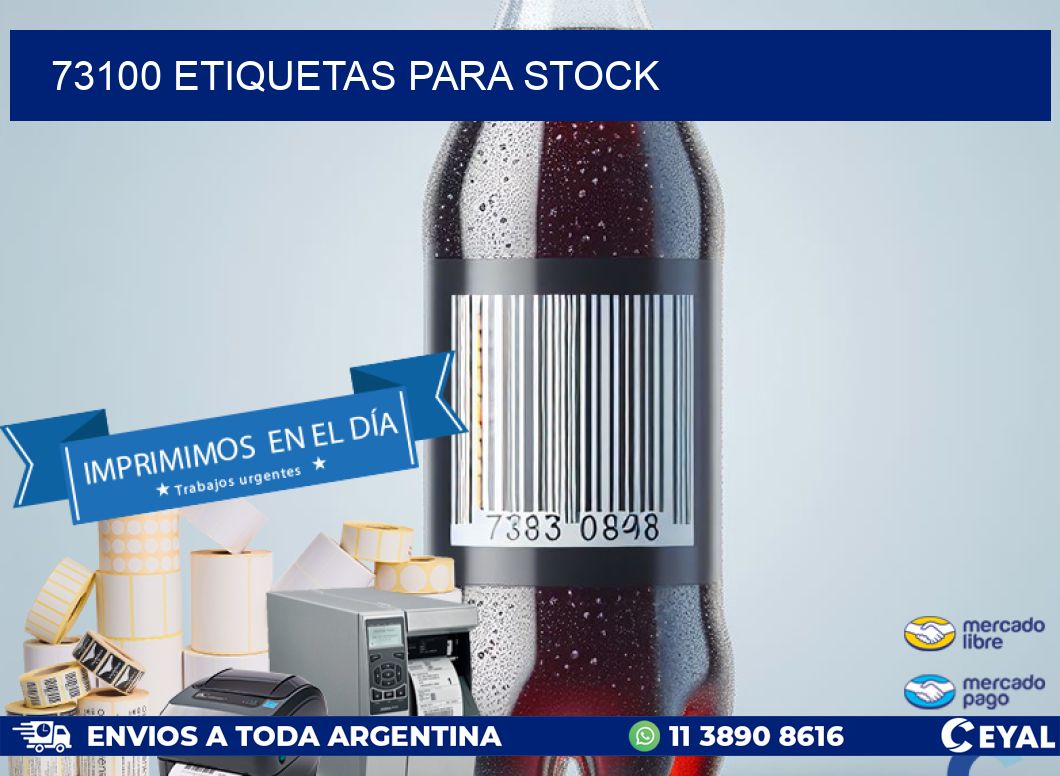 73100 ETIQUETAS PARA STOCK