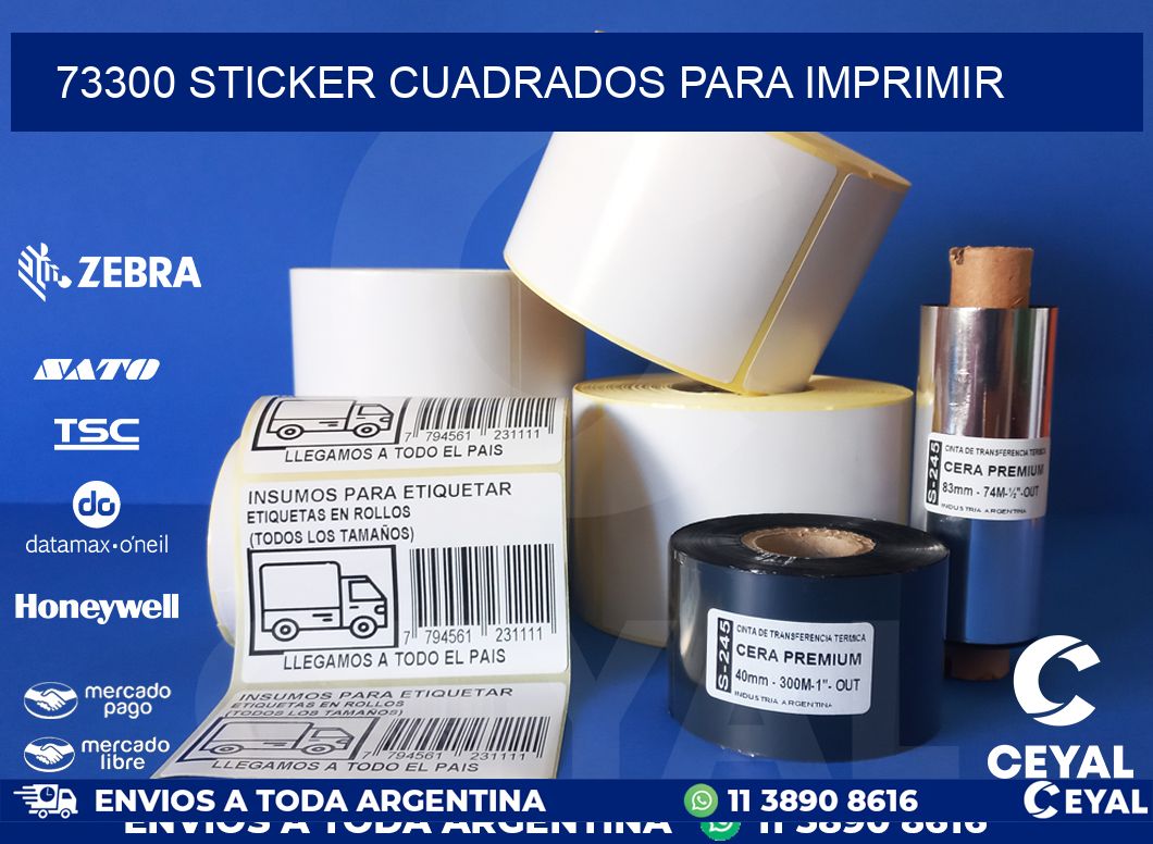 73300 STICKER CUADRADOS PARA IMPRIMIR