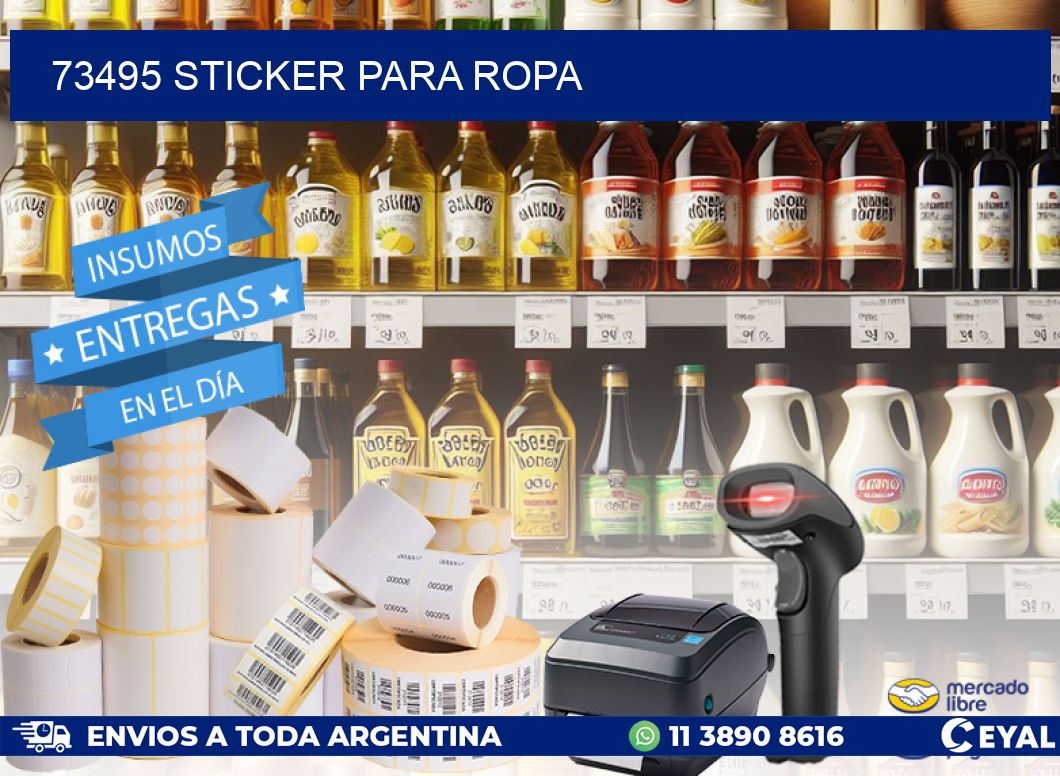 73495 STICKER PARA ROPA