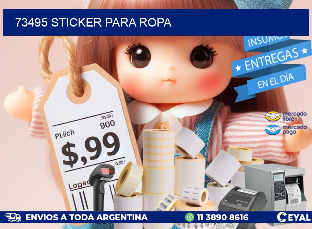 73495 STICKER PARA ROPA