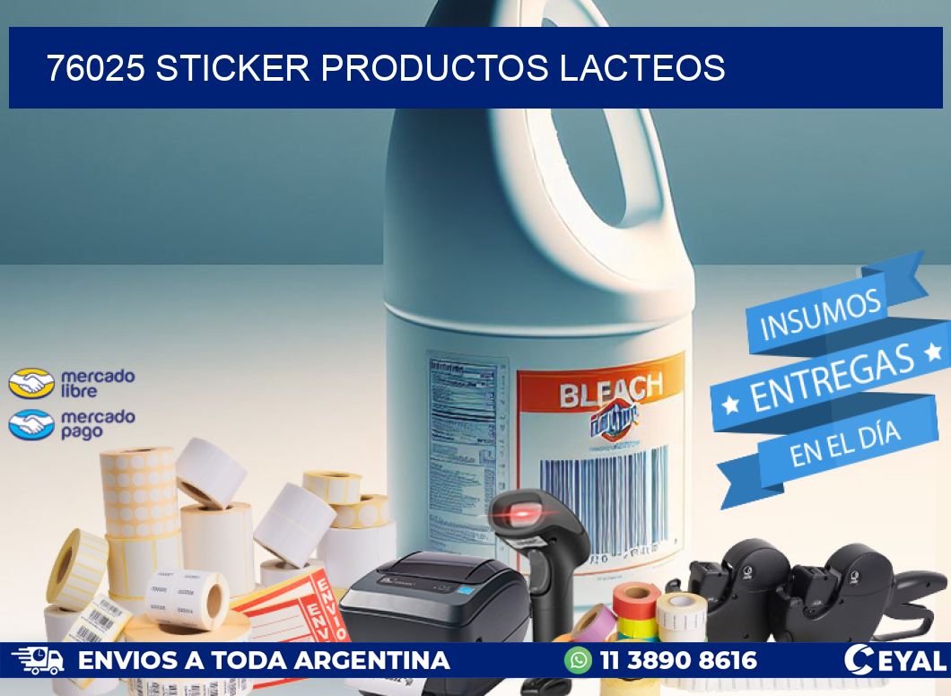 76025 STICKER PRODUCTOS LACTEOS