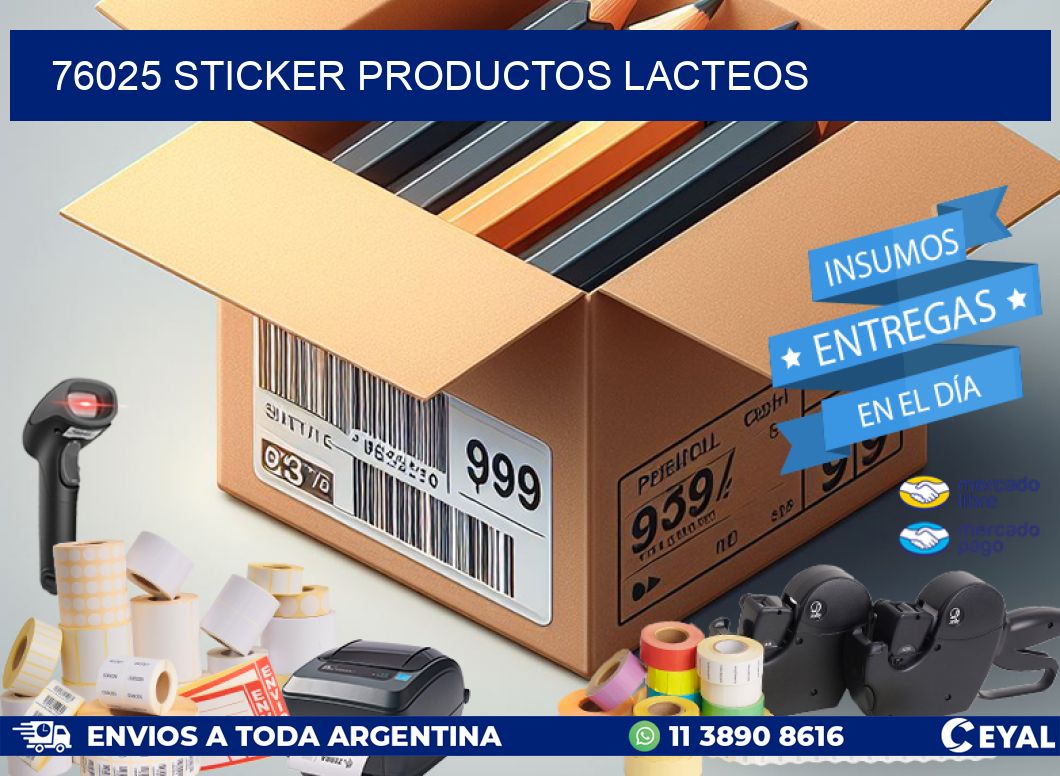 76025 STICKER PRODUCTOS LACTEOS