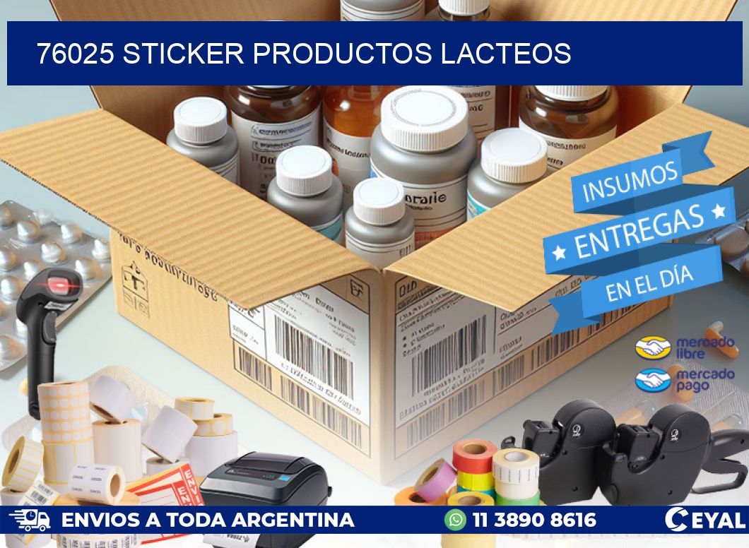 76025 STICKER PRODUCTOS LACTEOS