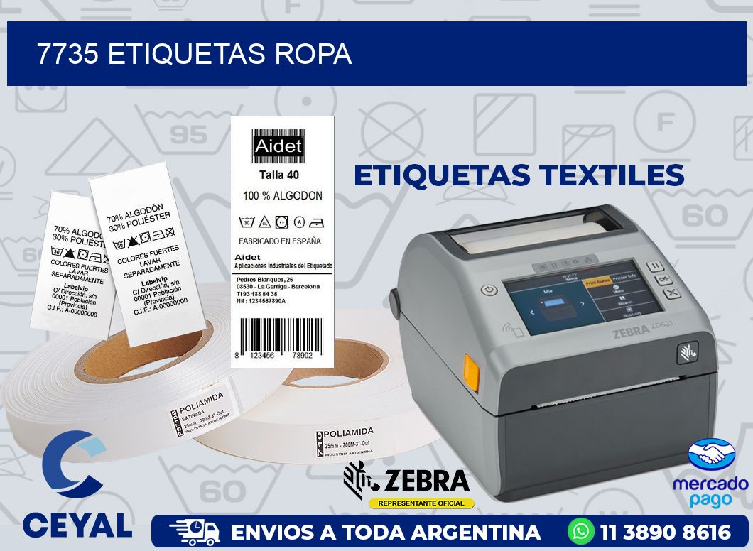 7735 ETIQUETAS ROPA