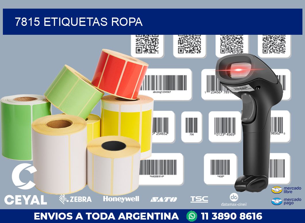 7815 ETIQUETAS ROPA