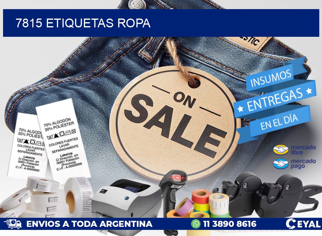 7815 ETIQUETAS ROPA