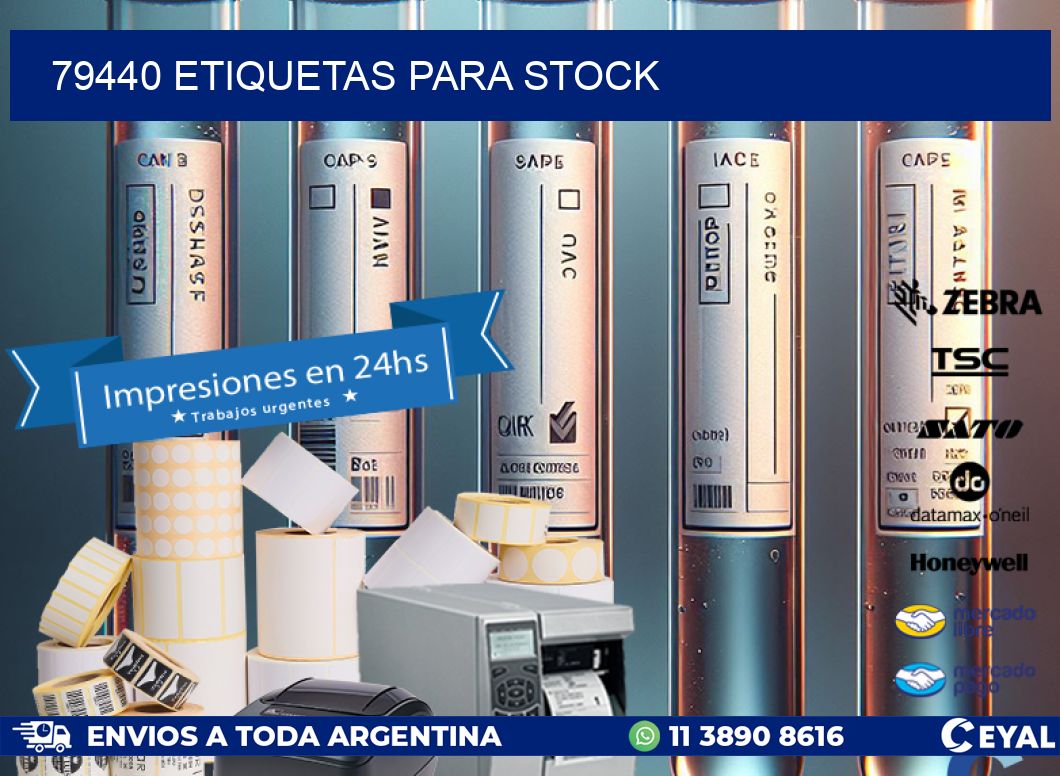 79440 ETIQUETAS PARA STOCK