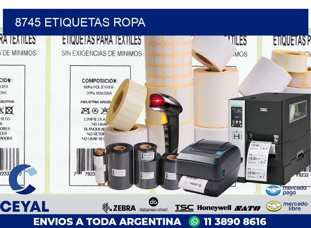 8745 ETIQUETAS ROPA