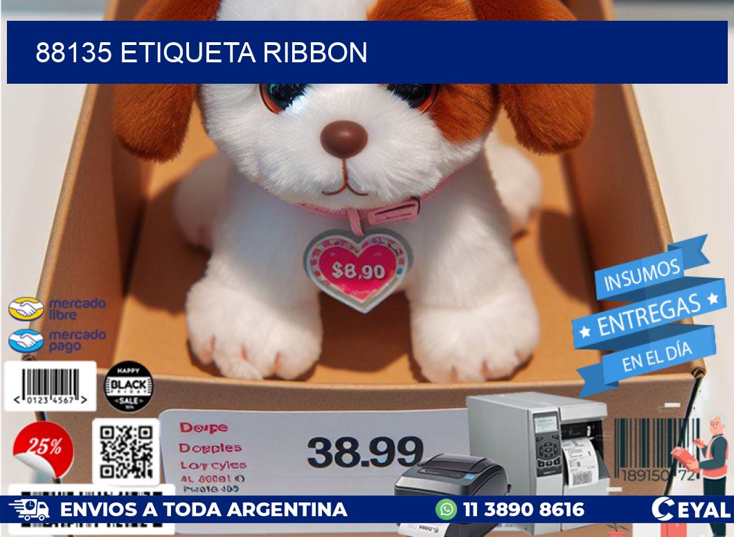 88135 etiqueta ribbon