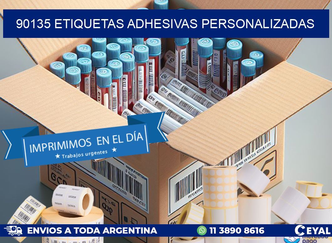 90135 etiquetas adhesivas personalizadas