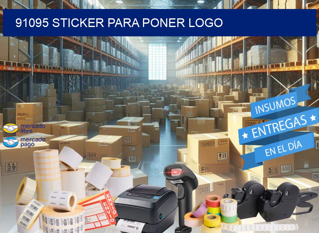 91095 STICKER PARA PONER LOGO