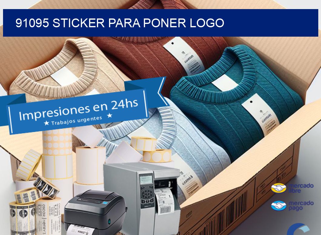 91095 STICKER PARA PONER LOGO