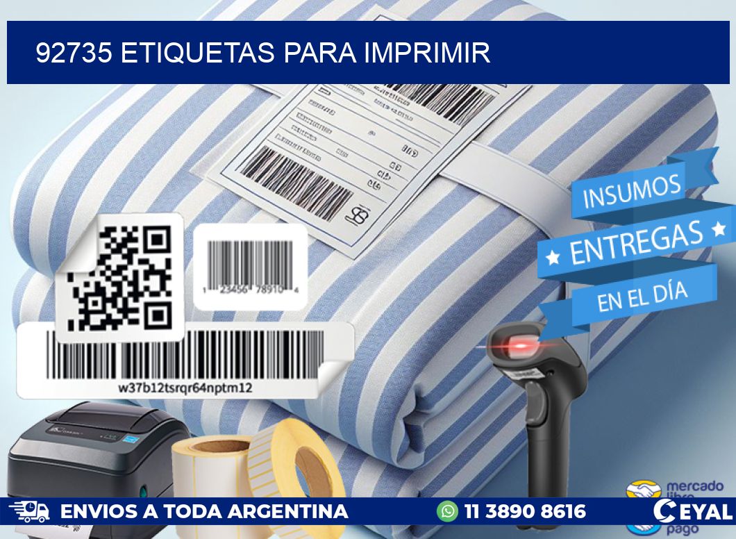 92735 ETIQUETAS PARA IMPRIMIR