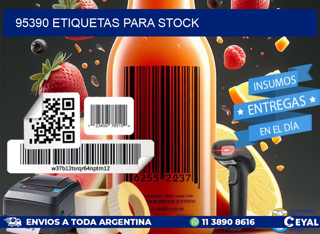 95390 ETIQUETAS PARA STOCK