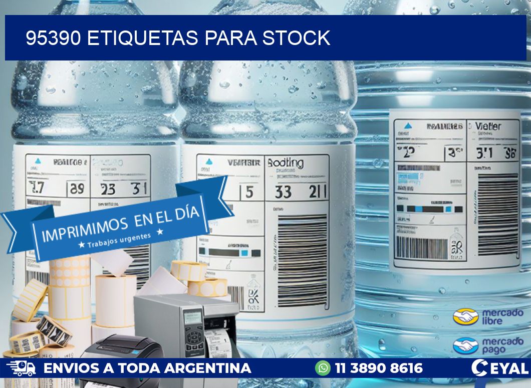 95390 ETIQUETAS PARA STOCK