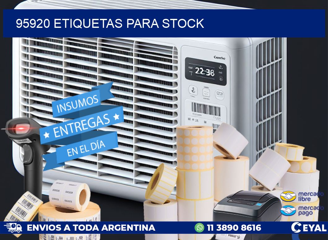 95920 ETIQUETAS PARA STOCK