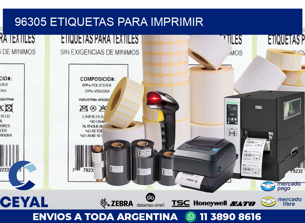 96305 ETIQUETAS PARA IMPRIMIR