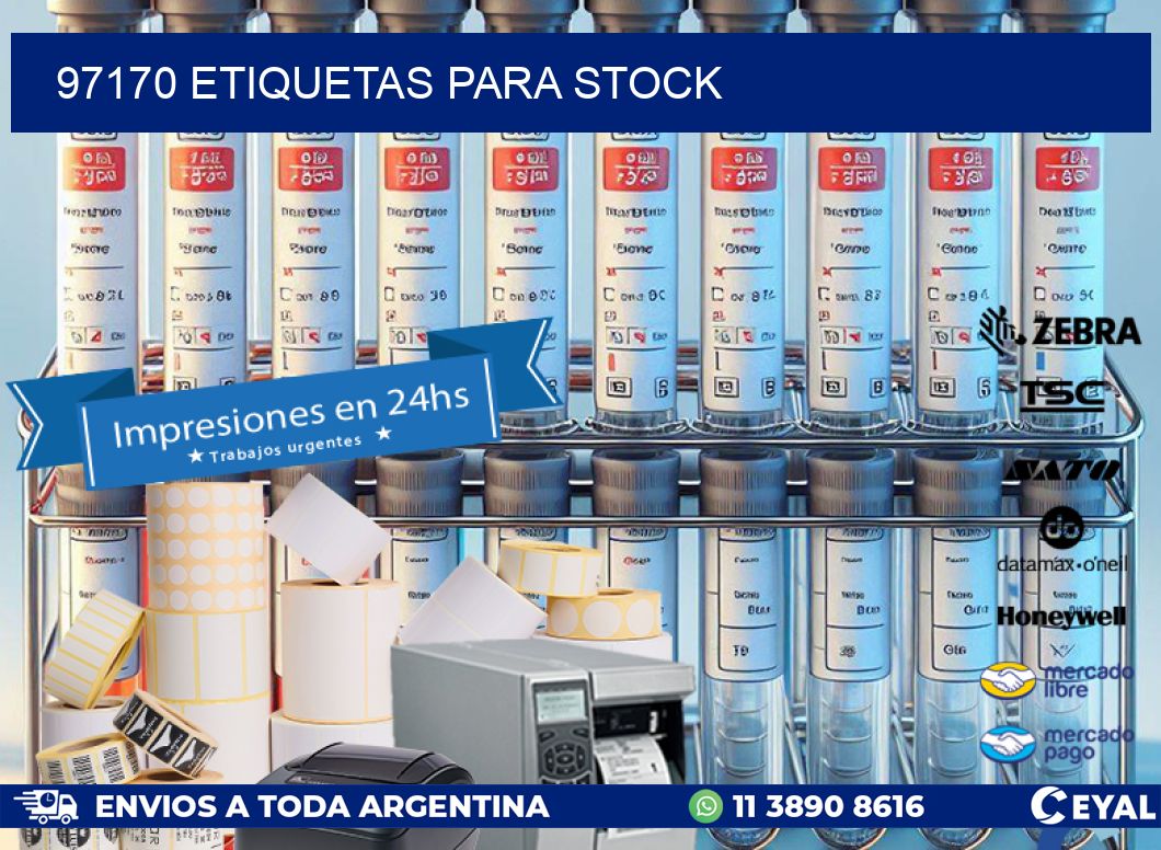 97170 ETIQUETAS PARA STOCK