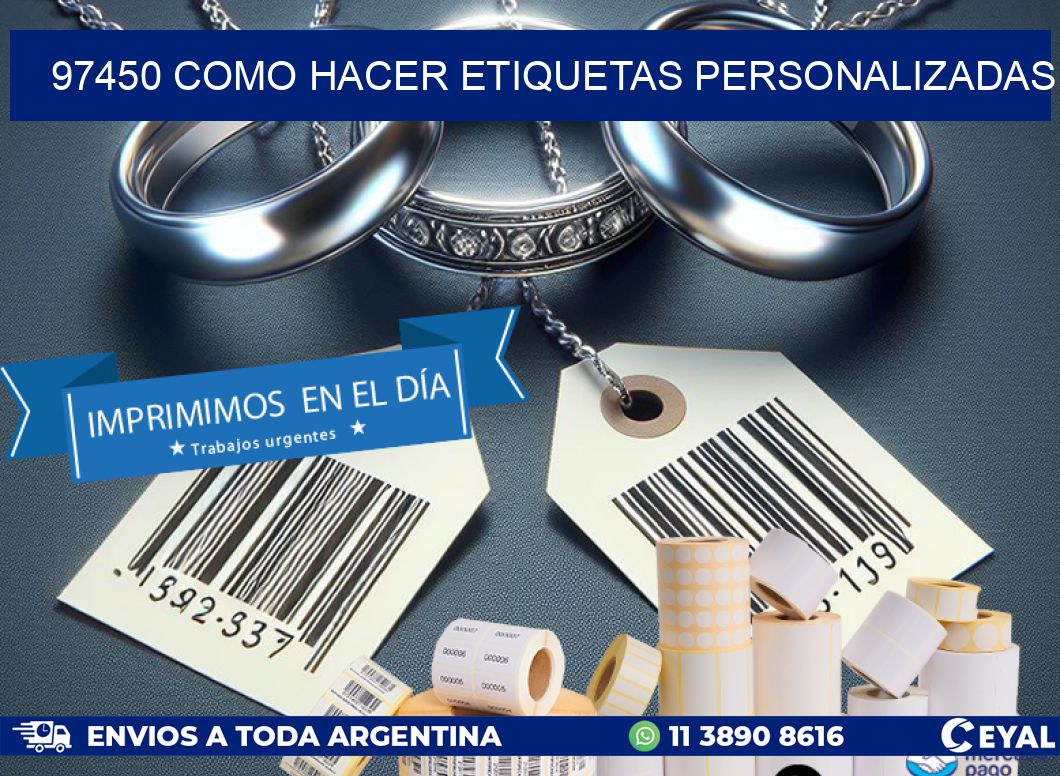 97450 como hacer etiquetas personalizadas