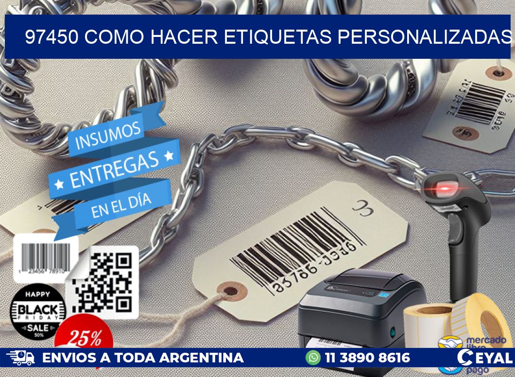 97450 como hacer etiquetas personalizadas