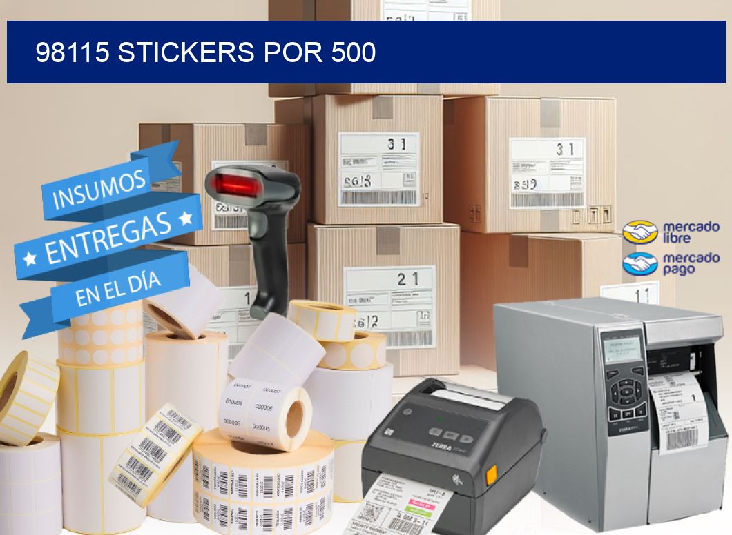 98115 STICKERS POR 500