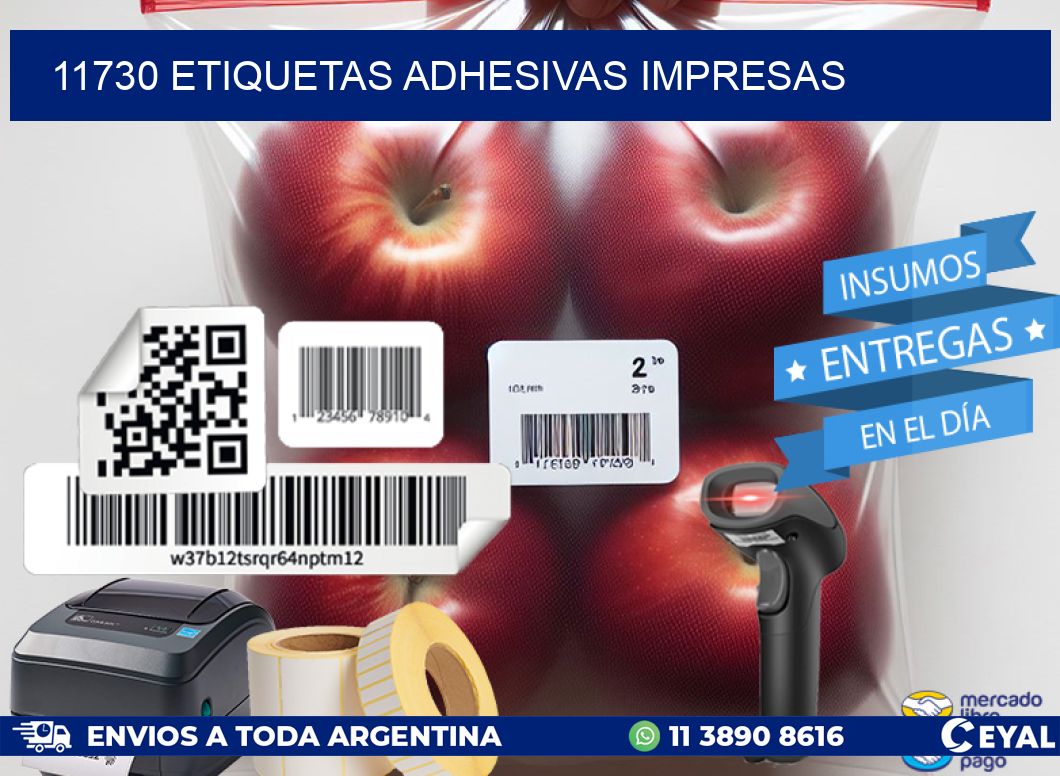 11730 ETIQUETAS ADHESIVAS IMPRESAS