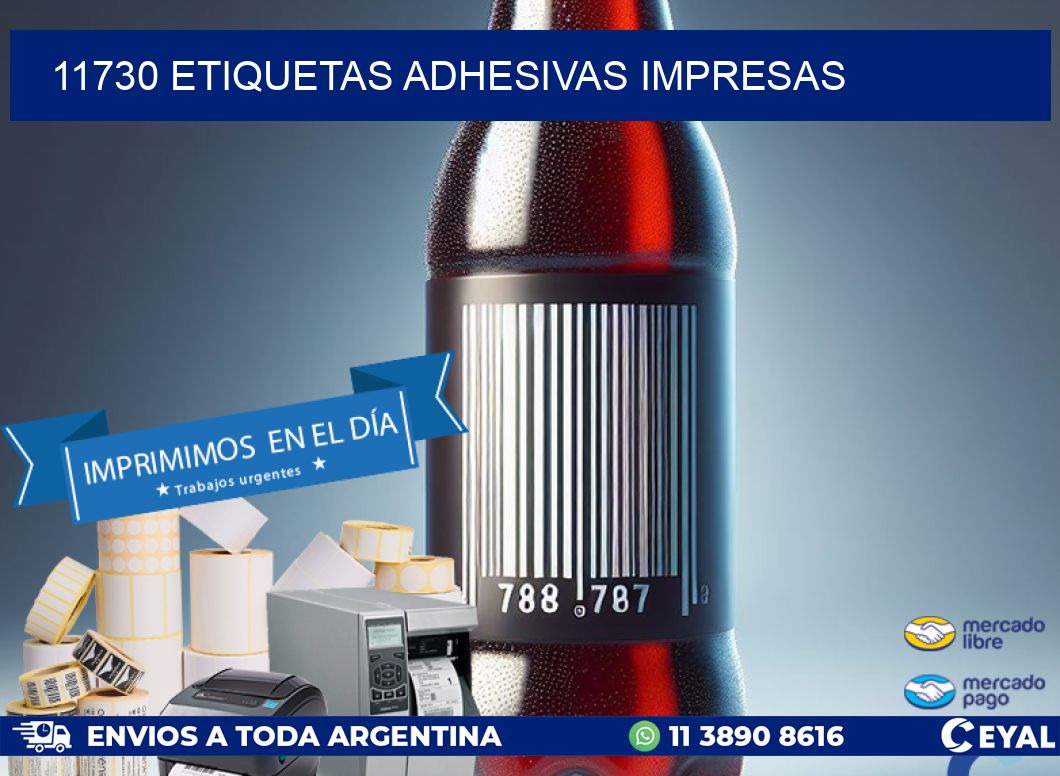 11730 ETIQUETAS ADHESIVAS IMPRESAS