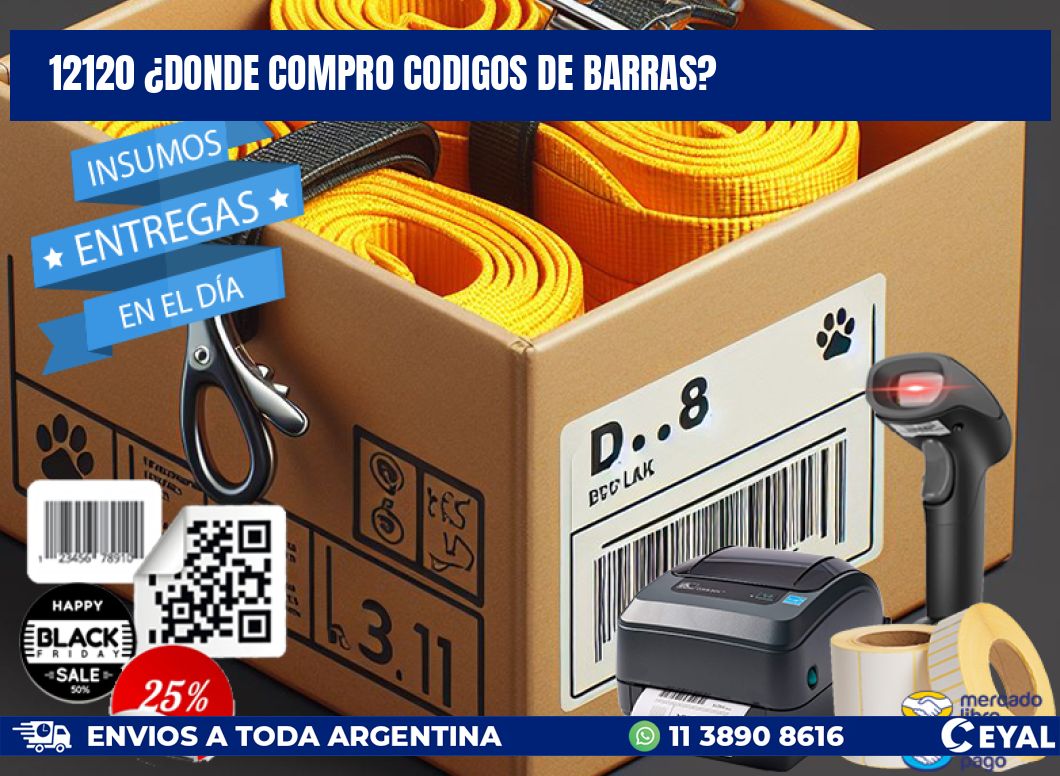 12120 ¿DONDE COMPRO CODIGOS DE BARRAS?