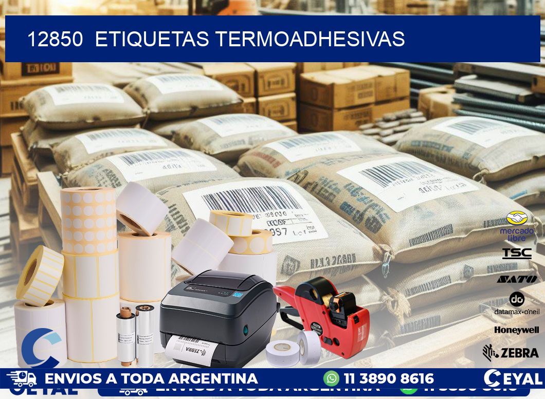 12850  ETIQUETAS TERMOADHESIVAS