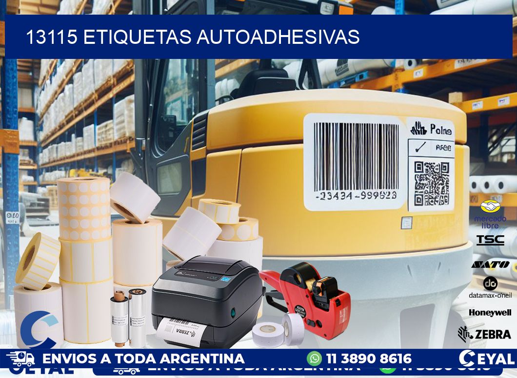 13115 ETIQUETAS AUTOADHESIVAS